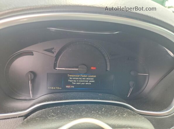 3GYFNBE30GS577599 2016 CADILLAC SRX Черный Вид щитка приборов