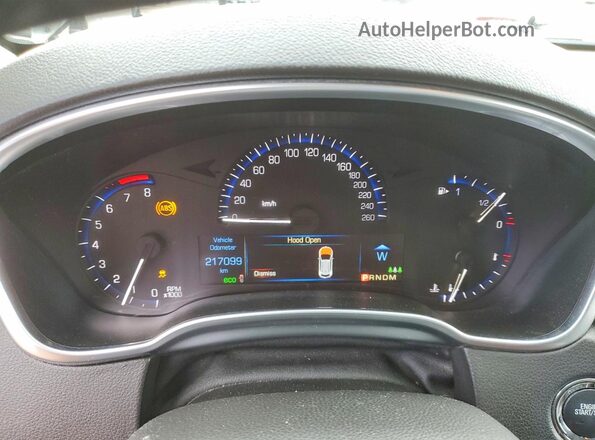3GYFNBE36GS577994 2016 CADILLAC SRX White Widok zestawu wskaźników