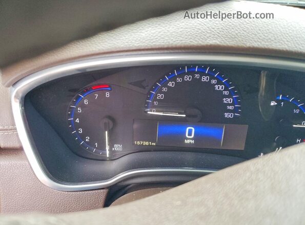 3GYFNDE39GS507708 2016 CADILLAC SRX White Widok zestawu wskaźników
