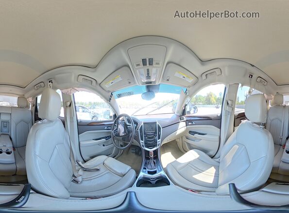 3GYFNDE39GS507708 2016 CADILLAC SRX White Widok wnętrza 360 stopni