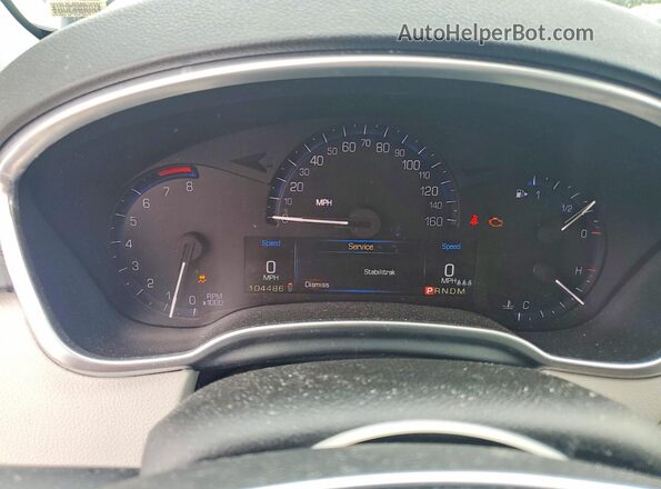 3GYFNEE30GS526153 2016 CADILLAC SRX Blue Vista del cuadro de instrumentos