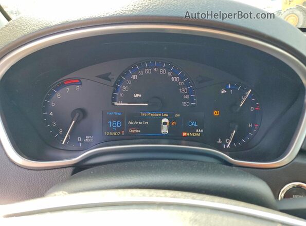 3GYFNEE30GS587292 2016 CADILLAC SRX Black Instrument cluster view