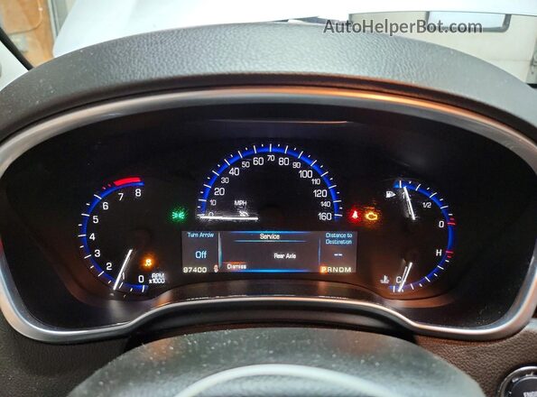 3GYFNEE31GS576057 2016 CADILLAC SRX Silver Widok zestawu wskaźników