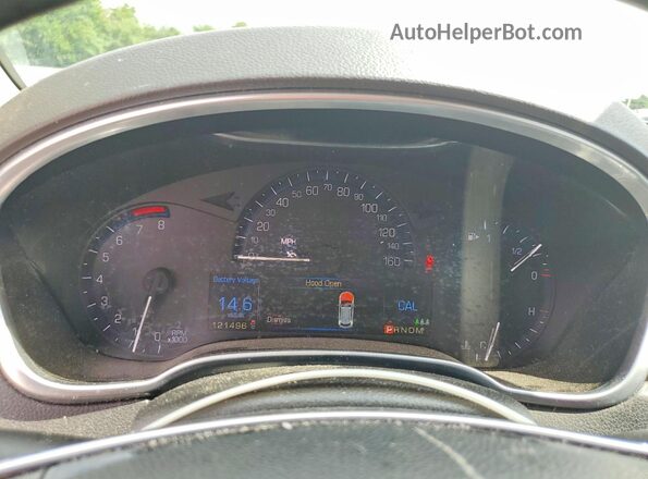 3GYFNEE34GS577140 2016 CADILLAC SRX White Вид щитка приладів