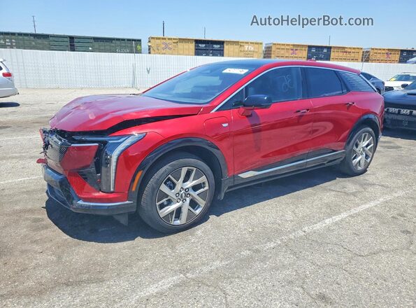 3GYK3BMRXSS267902 2025 CADILLAC OPTIQ Красный Передняя левая четверть