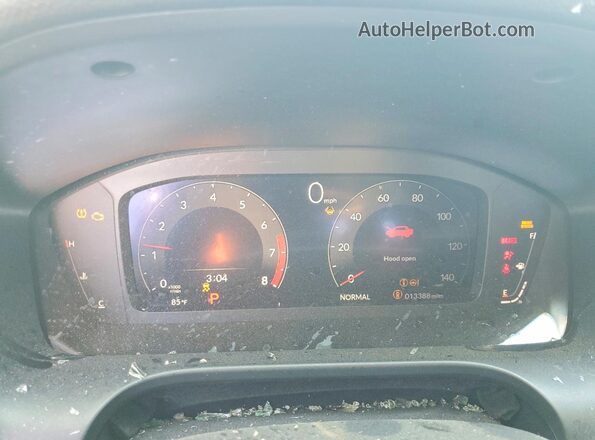 3HDSA1H57SM704352 2025 ACURA ADX Red Вид щитка приладів