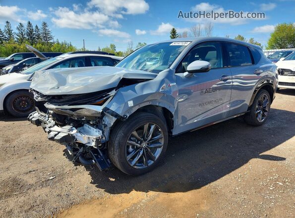 3HDSA2H54TM100183 2026 ACURA ADX Gray Առջևի ձախ երեք քառորդ տեսարան