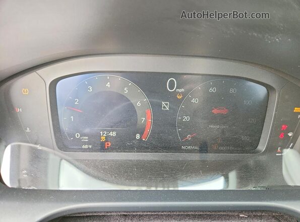 3HDSA2H58SM711591 2025 ACURA ADX Белый Вид щитка приборов