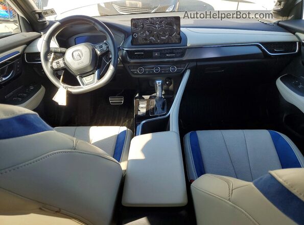 3HDSA2H7XSM706801 2025 ACURA ADX White Вид панелі приладів