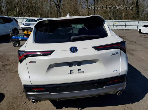 3HDSA2H7XSM706801 2025 ACURA ADX White Вид ззаду