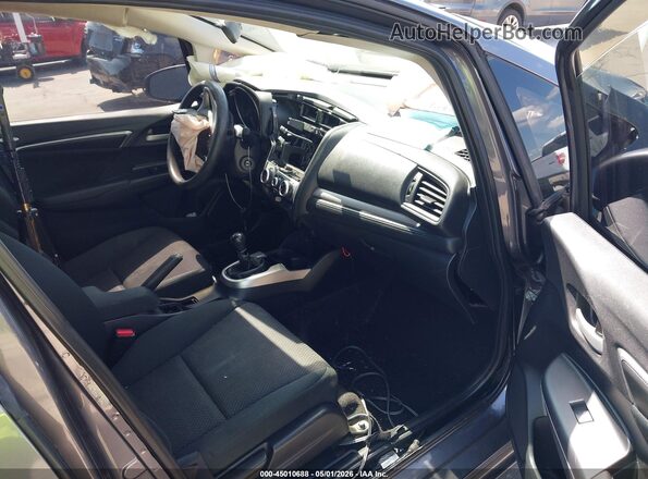 3HGGK5G41JM719935 2018 HONDA FIT Gray Vista interior delantera