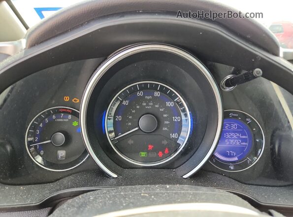 3HGGK5H41KM705274 2019 HONDA FIT Белый Вид щитка приборов