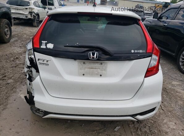 3HGGK5H43LM715841 2020 HONDA FIT Белый Вид сзади