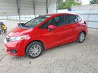 2018 Honda Fit Red vin: 3HGGK5H44JM735741