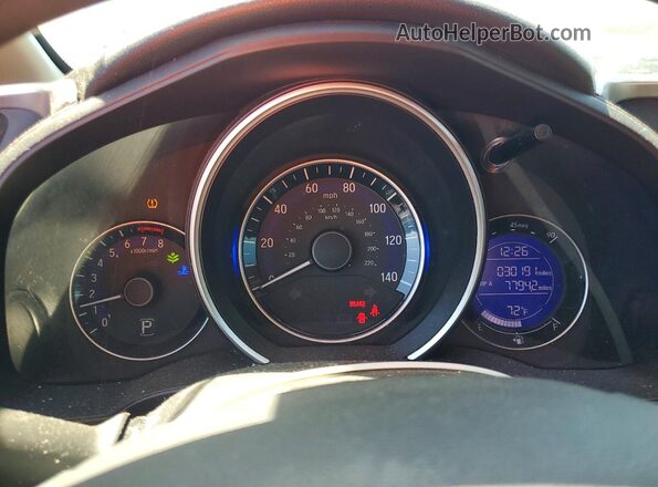 3HGGK5H45LM710625 2020 HONDA FIT Gray Widok zestawu wskaźników