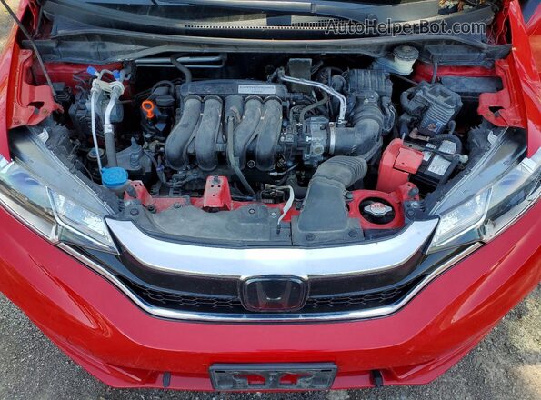 3HGGK5H50LM100236 2020 HONDA FIT Красный Вид задней части салона