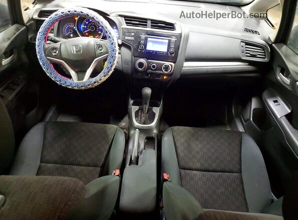 3HGGK5H54HM710485 2017 HONDA FIT Gray Widok deski rozdzielczej