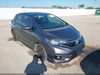 2018 Honda Fit Sport Gray vin: 3HGGK5H61JM707316