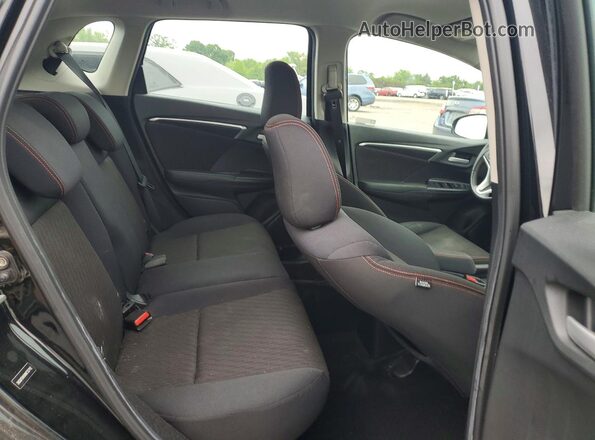 3HGGK5H69KM732742 2019 HONDA FIT Black Widok tylnych siedzeń