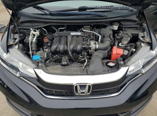 3HGGK5H69KM732742 2019 HONDA FIT Black Widok wnętrza z tyłu