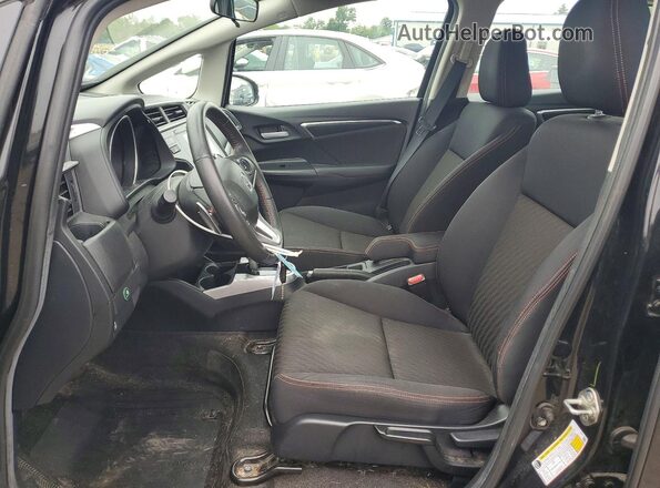 3HGGK5H69KM732742 2019 HONDA FIT Black Widok wnętrza z przodu