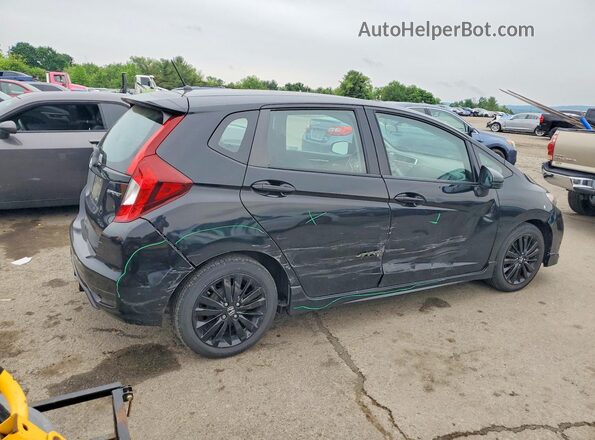 3HGGK5H69KM732742 2019 HONDA FIT Black Tył prawy