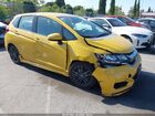 2018 Honda Fit Sport Желтый vin: 3HGGK5H76JM703500