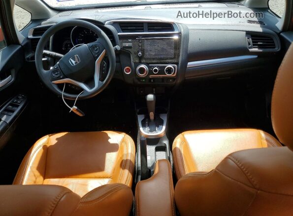 3HGGK5H82LM723836 2020 HONDA FIT Orange Widok deski rozdzielczej
