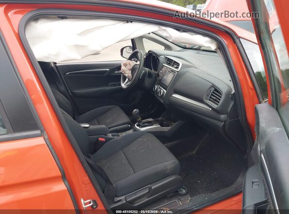 3HGGK5H85JM721611 2018 HONDA FIT Orange Vista interior delantera