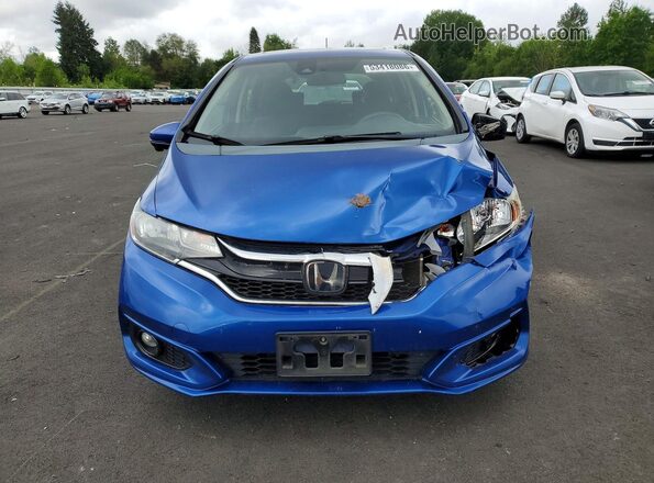 3HGGK5H86JM714280 2018 HONDA FIT Синий Вид спереди