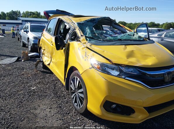 3HGGK5H86JM729376 2018 HONDA FIT Yellow Widok z przodu