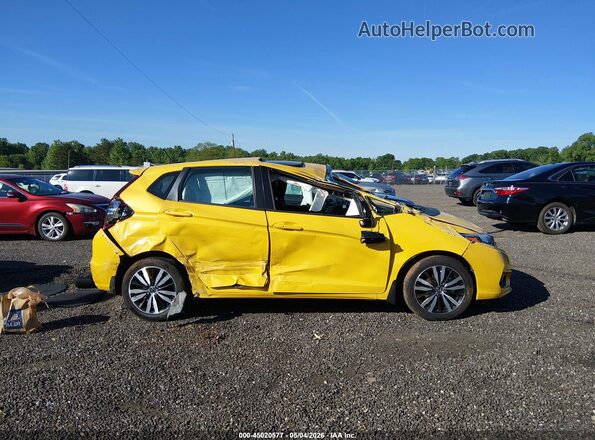 3HGGK5H86JM729376 2018 HONDA FIT Yellow Widok wnętrza 360 stopni