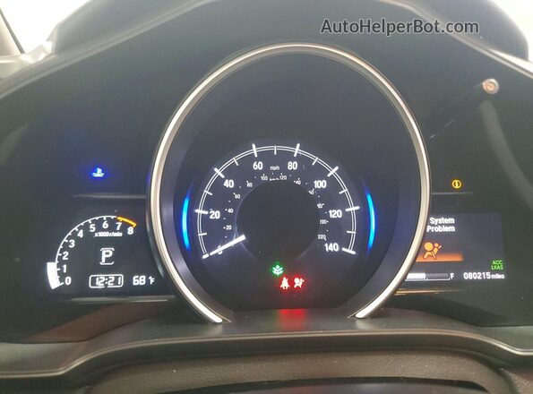 3HGGK5H89LM724529 2020 HONDA FIT Blue Widok zestawu wskaźników