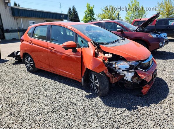 3HGGK5H98JM700681 2018 HONDA FIT Оранжевый Передняя правая четверть