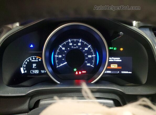 3HGGK5H98LM730606 2020 HONDA FIT White Widok zestawu wskaźników