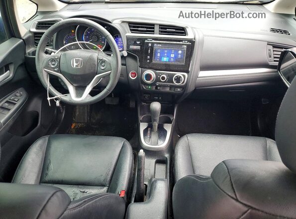3HGGK5H99HM704975 2017 HONDA FIT Синий Вид панели приборов