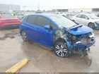 2018 Honda Fit Ex-l Blue vin: 3HGGK5H9XJM736694