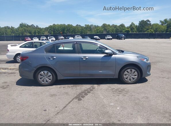 3KPA24AB2KE242188 2019 KIA RIO Серый Вид задней части салона