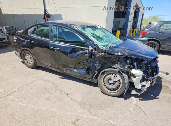 3KPA24AB3KE200645 2019 KIA RIO Черный Передняя правая четверть