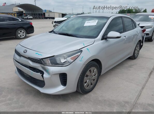 3KPA24AB7KE184949 2019 KIA RIO Серебряный Передняя левая четверть