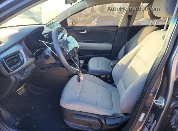 3KPA24AD0LE314718 2020 KIA RIO Gray Սալոնի դիմացի տեսք