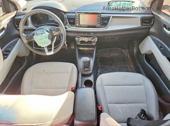 3KPA24AD0LE314718 2020 KIA RIO Gray Առջևի վահանակի տեսք