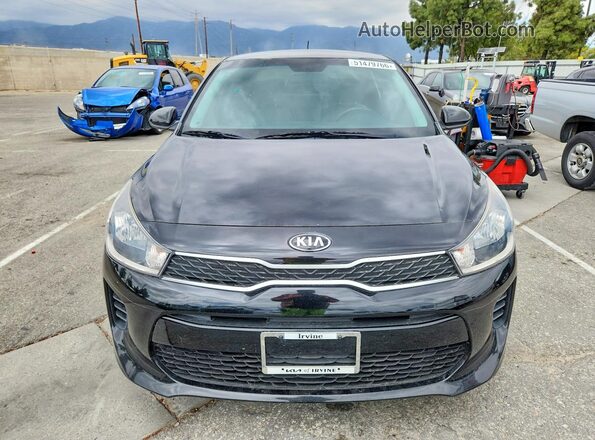 3KPA24AD0LE328764 2020 KIA RIO Black Widok z przodu