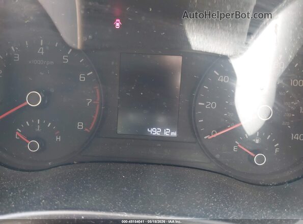 3KPA24AD0LE339196 2020 KIA RIO Серебряный Вид задних сидений