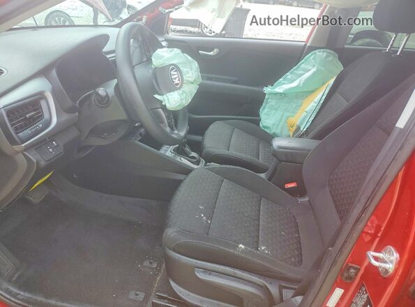 3KPA24AD1LE302805 2020 KIA RIO Red Widok wnętrza z przodu