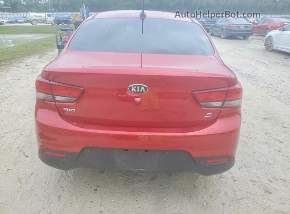 3KPA24AD1LE302805 2020 KIA RIO Red Widok z tyłu