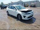 2021 Kia Rio S White vin: 3KPA24AD1ME430334