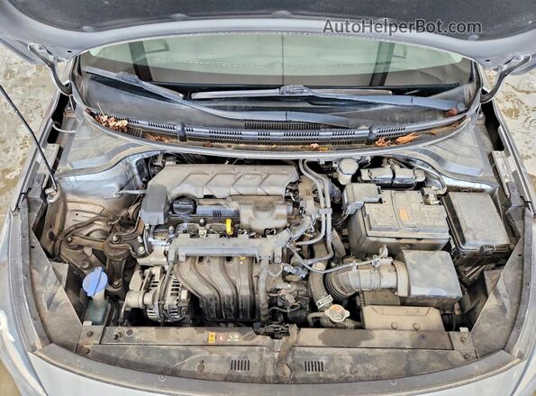 3KPA24AD2NE480323 2022 KIA RIO Серый Вид задней части салона