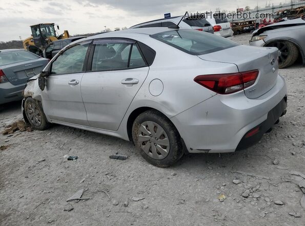 3KPA24AD4LE282744 2020 KIA RIO Silver Trasero izquierdo