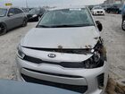 2020 Kia Rio Lx Silver vin: 3KPA24AD4LE282744